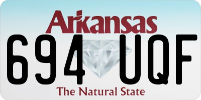 AR license plate 694UQF