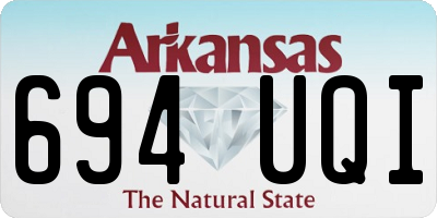 AR license plate 694UQI