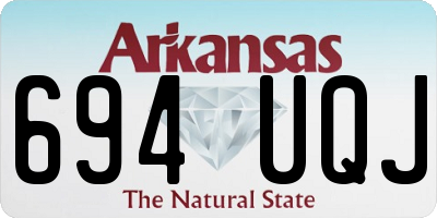 AR license plate 694UQJ