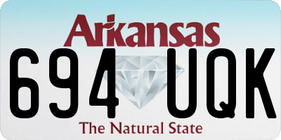AR license plate 694UQK