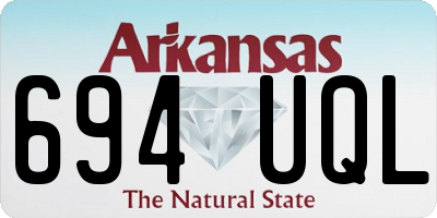 AR license plate 694UQL