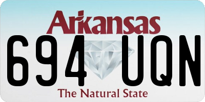 AR license plate 694UQN