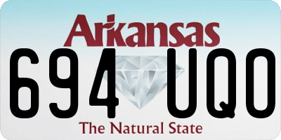 AR license plate 694UQO