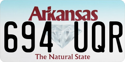 AR license plate 694UQR