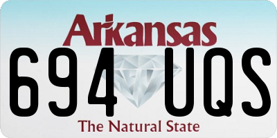AR license plate 694UQS