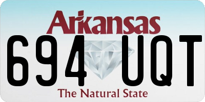 AR license plate 694UQT