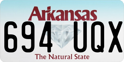 AR license plate 694UQX