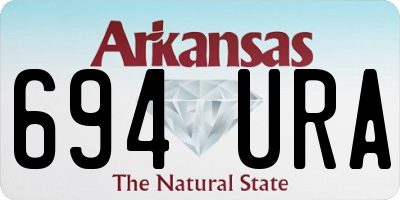 AR license plate 694URA