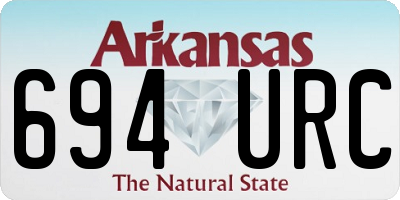 AR license plate 694URC