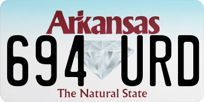 AR license plate 694URD