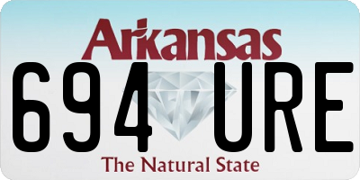 AR license plate 694URE