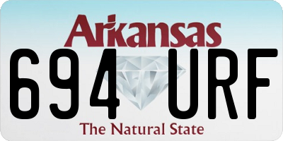 AR license plate 694URF