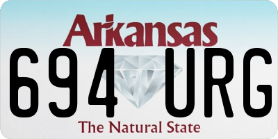 AR license plate 694URG