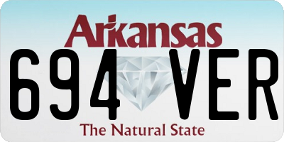 AR license plate 694VER