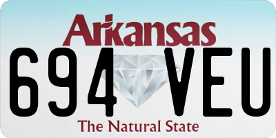 AR license plate 694VEU