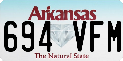 AR license plate 694VFM
