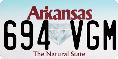 AR license plate 694VGM