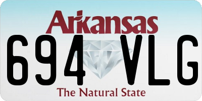 AR license plate 694VLG