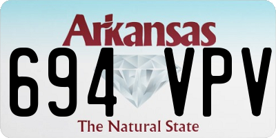 AR license plate 694VPV