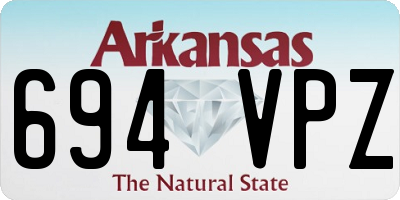 AR license plate 694VPZ