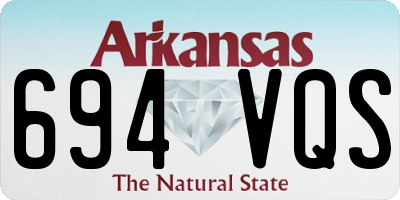 AR license plate 694VQS