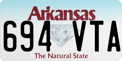 AR license plate 694VTA