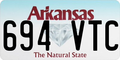 AR license plate 694VTC