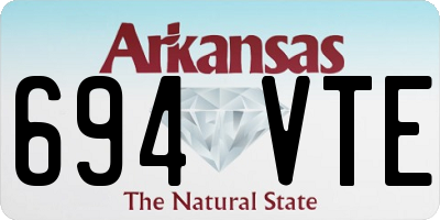 AR license plate 694VTE