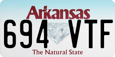 AR license plate 694VTF