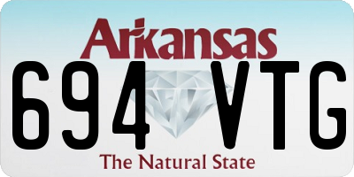 AR license plate 694VTG