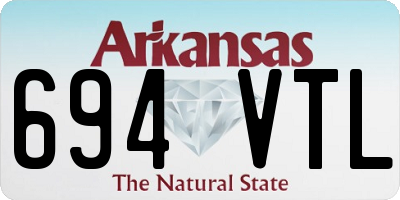 AR license plate 694VTL