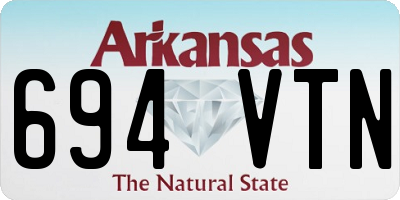 AR license plate 694VTN