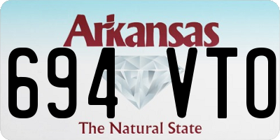 AR license plate 694VTO