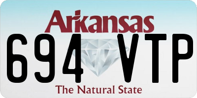 AR license plate 694VTP