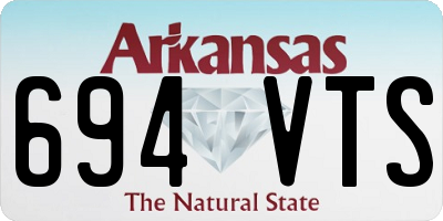 AR license plate 694VTS