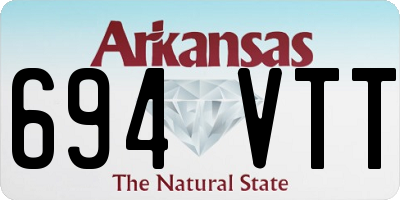 AR license plate 694VTT