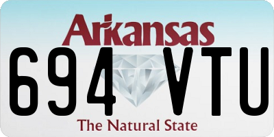 AR license plate 694VTU
