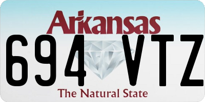 AR license plate 694VTZ