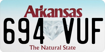 AR license plate 694VUF
