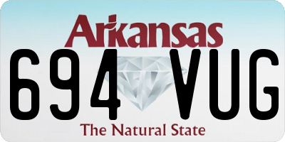 AR license plate 694VUG