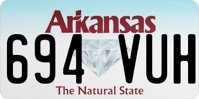 AR license plate 694VUH