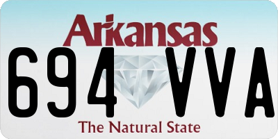AR license plate 694VVA