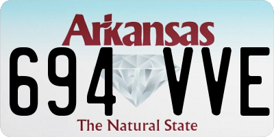 AR license plate 694VVE