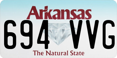 AR license plate 694VVG
