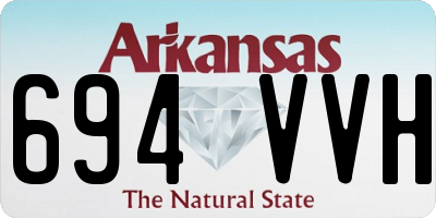 AR license plate 694VVH