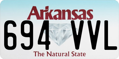 AR license plate 694VVL
