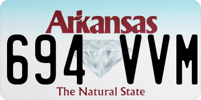 AR license plate 694VVM