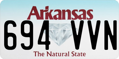 AR license plate 694VVN