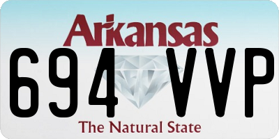 AR license plate 694VVP