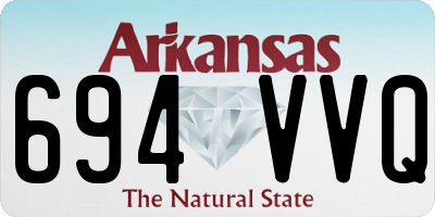 AR license plate 694VVQ